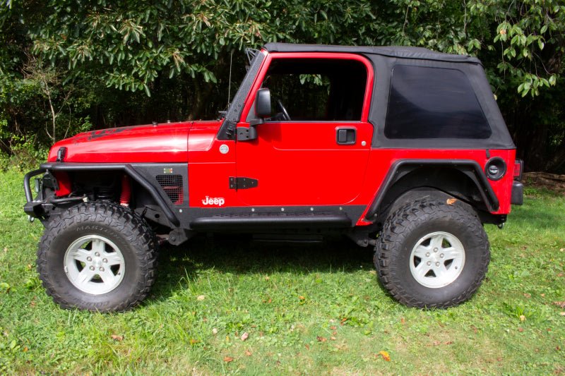 Fishbone Offroad Jeep LJ Rock Slider W/Tube Step - Black Powdercoat - My Store