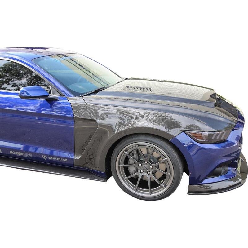 Anderson Composites 15 - 16 Ford Mustang GT 350 Style Carbon Fiber Front Fenders - My Store