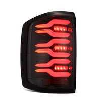 AlphaRex 14 - 18 Chevy Silverado 1500 Luxx - Series LED Tail Lights Alpha - Black w/Activ Light/Seq Signal - My Store