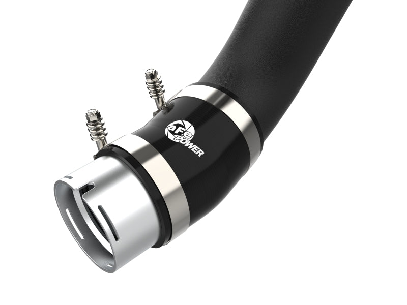 aFe 20 - 23 GM Diesel Trucks V8 6.6L L5P BladeRunner 3.5in Aluminum Cold Charge Pipe - Black - My Store