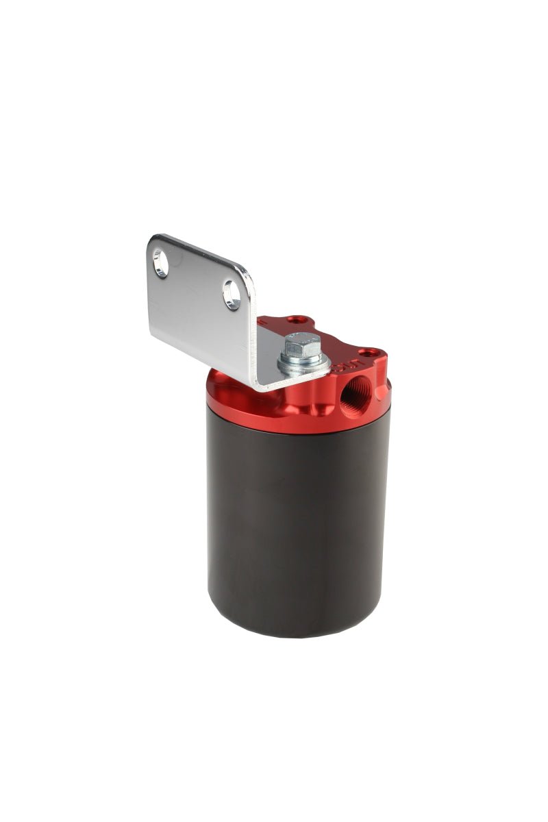 Aeromotive Canister Fuel Filter - 3/8 NPT/100 - Micron (Red Housing w/Black Sleeve) - My Store