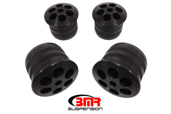 compare product BMR 08-18 Dodge Challenger Aluminum Rear Cradle Bushings Kit - Black Anodized
