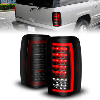 compare product ANZO 00-06 Chevrolet Tahoe / GMC Yukon Full LED Taillights w/ Lightbar Black Housing/Smoke Lens