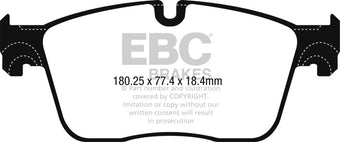 compare product EBC 2017+ Jaguar F-Pace Ultimax2 Front Brake Pads (Use w/ 13.8in Rotors)