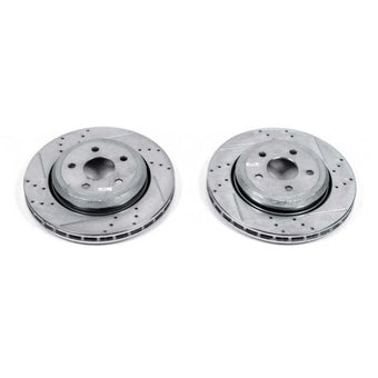 compare product Power Stop 18-19 Dodge Durango Rear Evolution Drilled & Slotted Rotors - Pair