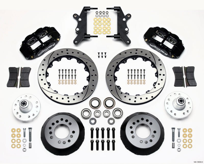 Wilwood Narrow Superlite 6R Front Hub Kit 12.88in Drilled 60 - 68 Ford / Mercury Full Size / Galaxie - My Store