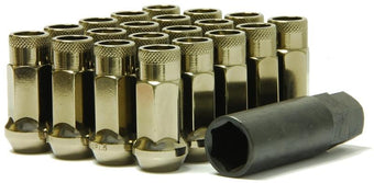 compare product Wheel Mate Muteki SR48 Open End Lug Nuts - Titanium 12x1.50 48mm
