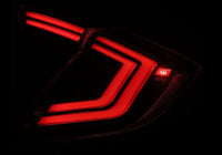 AlphaRex 16 - 21 Honda Civic Hatchback / Type - R FK8 Nova - Series LED Tail Lights (Pair) - Black - My Store
