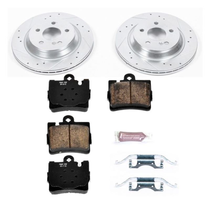 Power Stop 00 - 03 Mercedes - Benz CL500 Rear Z23 Evolution Sport Brake Kit - My Store