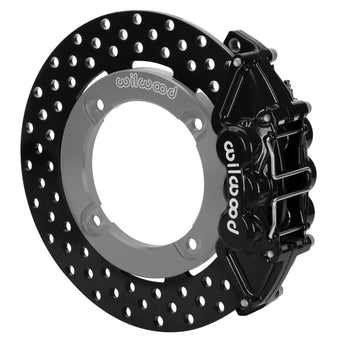 compare product Wilwood 19-22 Honda Talon 1000 Black 4-Piston Rear Kit 11.25in - Drilled Rotors