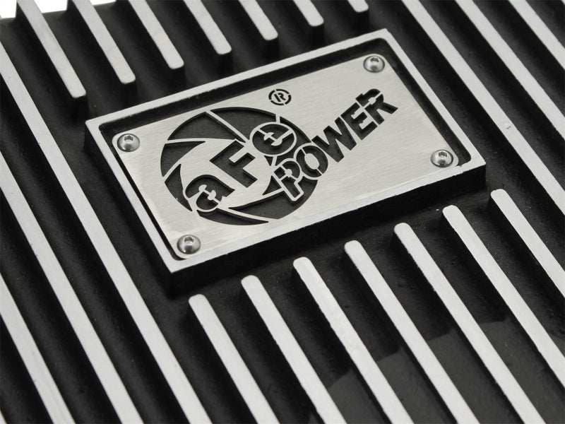 aFe Power Transmission Pan Black Machined 11 - 14 Ford 6R140 Trucks V8 6.7L (td) - My Store