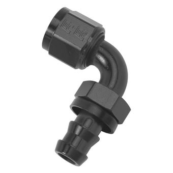 compare product Russell Performance -6 AN Twist-Lok 90 Degree Hose End (Black)