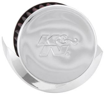 compare product K&N 1.375in Flange ID x 3in OD x 2.5in Height Clamp On Crankcase Vent Filter