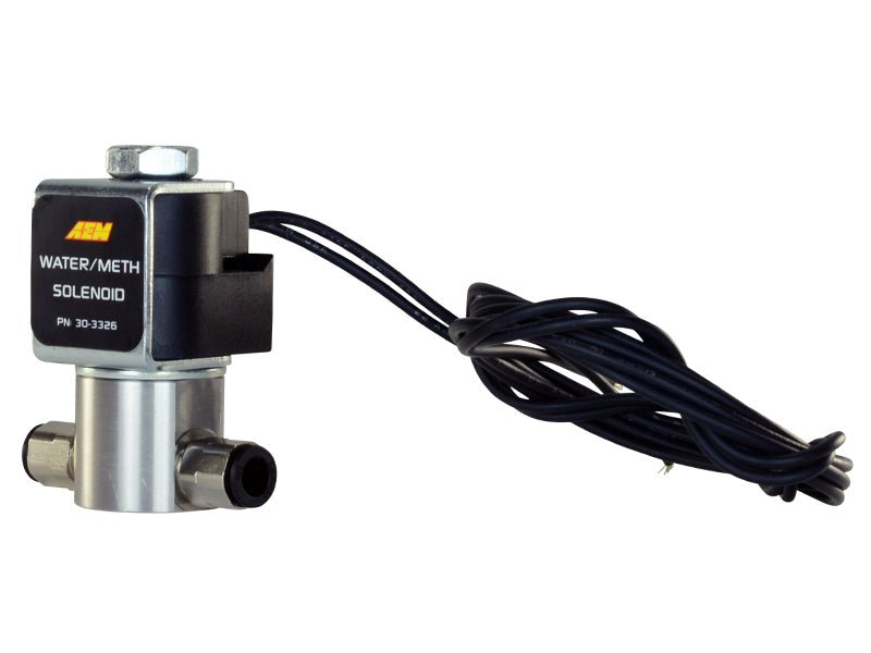 AEM Water/Methanol Injection System - High - Flow Low - Current WMI Solenoid - 200PSI 1/8in - 27NPT In/Out - My Store