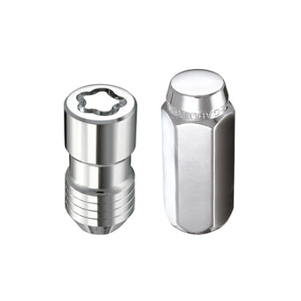 compare product McGard 5 Lug Hex Install Kit w/Locks (Cone Seat Nut) M14X2.0 / 13/16 Hex / 2.25in. Length - Chrome