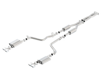 compare product Borla 09-14 Dodge Challenger R/T 5.7L RWD 2Dr. 2.5in. ATAK CB Exhaust - Dual Split Rear Exit