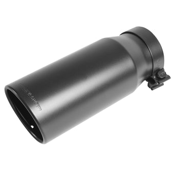 compare product MagnaFlow Tip Stainless Black Coated Single Wall Round Single Outlet 6in Dia 5in Inlet 13in L