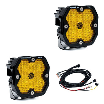 compare product Baja Designs Squadron 2.0 Pro LED Work/Scene (Pair) - Baja Amber