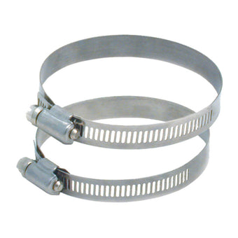 compare product Spectre Worm Gear Hose Clamps 3in. - Set of 2