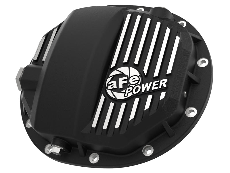 aFe Power Pro Series AAM 9.5/9.76 Rear Diff Cover Black w/Mach Fins 14 - 19 GM Silverado/Sierra 1500 - My Store