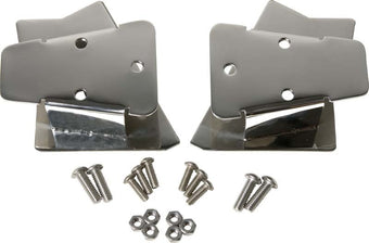compare product Kentrol 03-06 Jeep Wrangler TJ Mirror Relocation Bracket Pair - Polished Silver