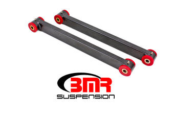 compare product BMR 05-14 S197 Mustang Non-Adj. Boxed Lower Control Arms (Polyurethane) - Black Hammertone
