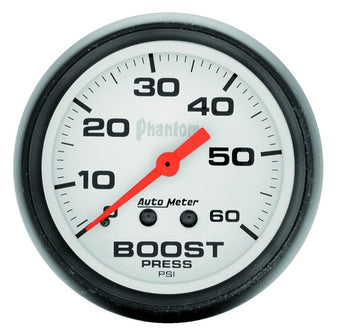 compare product Autometer Phantom 52mm 0-60 PSI Mechanical Boost Gauge