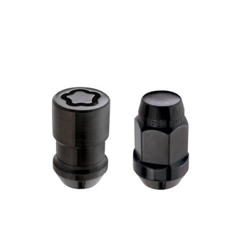 compare product McGard Jeep Wrangler Install Kit (Cone Seat Bulge) 1/2-20 / 3/4 Hex / (18 Lug Nuts / 5 Locks) - Blk