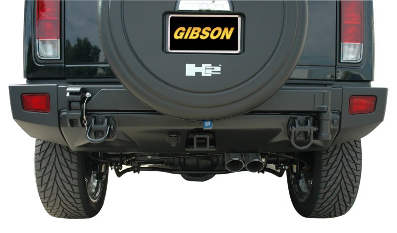 Gibson 08 - 09 Hummer H2 Base 6.2L 2.25in Cat - Back Dual Sport Exhaust - Stainless - My Store