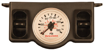 compare product Firestone Pneumatic Dual Pressure Gauge - White Plastic (WR17602574)