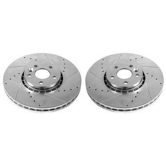 compare product Power Stop 2000 Volvo V70 Front Evolution Drilled & Slotted Rotors - Pair