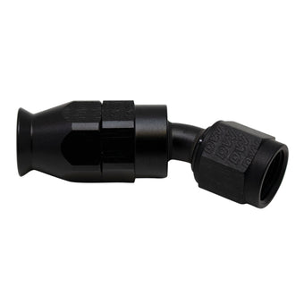 compare product DeatschWerks 6 AN Female Flare Swivel 30-Degree Hose End PTFE - Anodized Matte Black