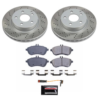 compare product Power Stop 08-12 Mercedes-Benz C300 Front Semi-Coated Rotor Kit