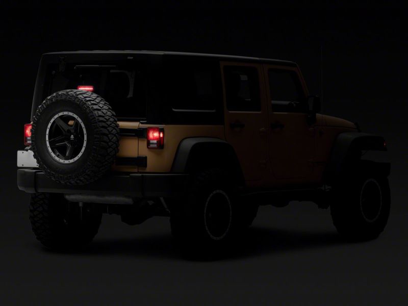 Raxiom 07 - 18 Jeep Wrangler JK Axial Series Hyper Flash LED Third Brake Light - Smoked - My Store