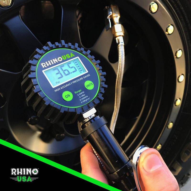 Rhino USA 200 Psi Digital Tire Inflator Gauge - My Store