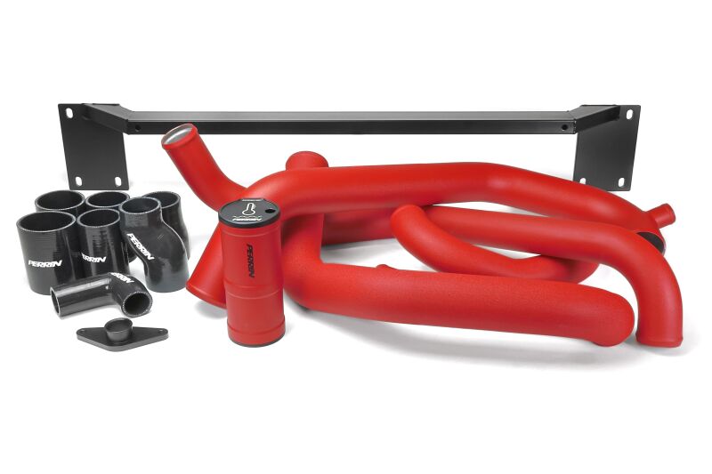 PERRIN 08 - 14 Subaru STI Front Mount Intercooler Boost Tube Kit - Red - My Store