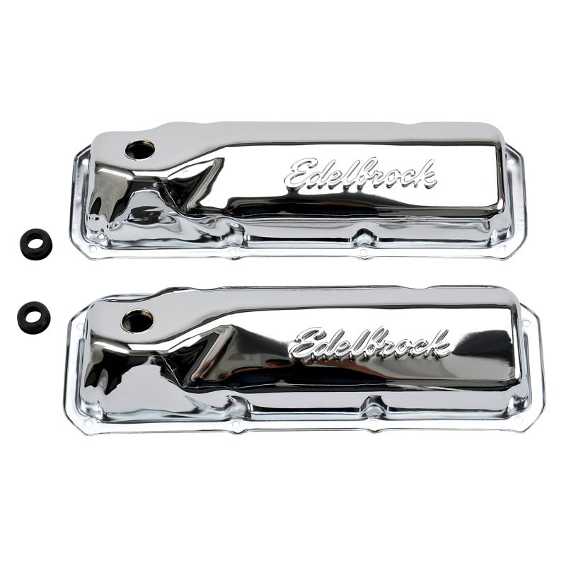 Edelbrock Valve Cover Signature Series Ford 351M - 400 - 351C CI V8 Chrome - My Store