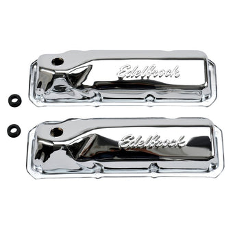 compare product Edelbrock Valve Cover Signature Series Ford 351M-400-351C CI V8 Chrome