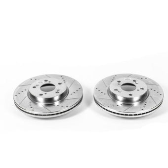 compare product Power Stop 13-17 Honda Accord Front Evolution Drilled & Slotted Rotors - Pair