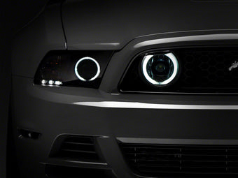 compare product Raxiom 13-14 Ford Mustang GT CCFL Halo Fog Lights- Chrome