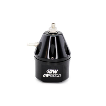 compare product DeatschWerks DWR2000 Adjustable Fuel Pressure Regulator - Black