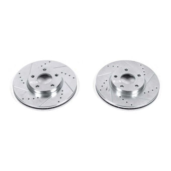compare product Power Stop 10-13 Ford Transit Connect Front Evolution Drilled & Slotted Rotors - Pair