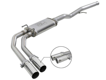 compare product aFe Rebel Series 3in-2.5in 409 SS Cat-Back Exhaust 09-18 GM Silverado/Sierra 1500 V6-4.3L / V8-4.6L