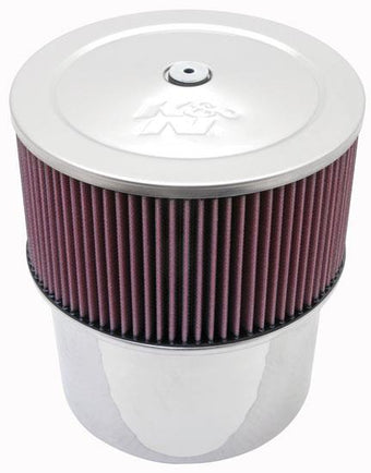 compare product K&N 7-5/16in Flange 10in Height Velocity Stack Assembly - Red