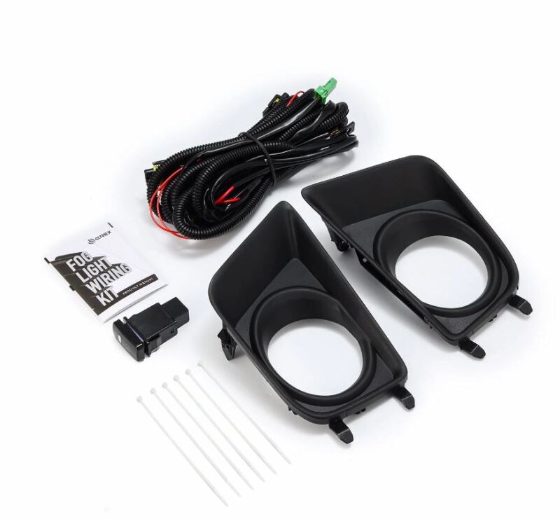AlphaRex 12 - 15 Toyota Tacoma Bezel & Wiring Kit (Does Not Include Fog Lights) - My Store