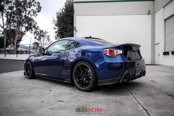 compare product Seibon 12-13 BRZ/FRS KC Style Carbon FIber Rear Lip