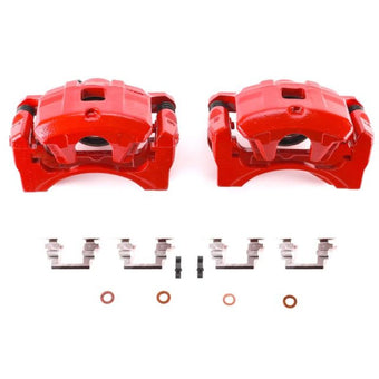 compare product Power Stop 08-16 Mitsubishi Lancer Front Red Calipers w/Brackets - Pair