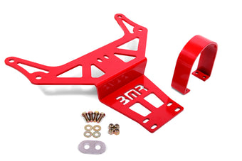 compare product BMR 15-18 Dodge Challenger (Auto Trans) Hellcat/Demon Driveshaft Safety Loop - Red
