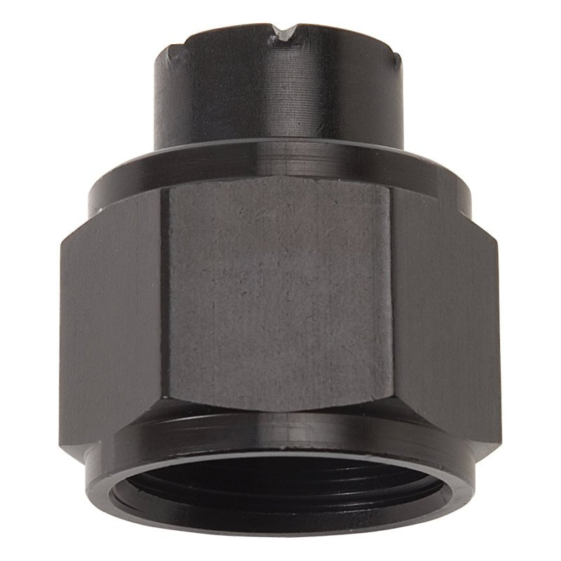 Russell Performance - 12 AN Flare Cap (Black) - My Store
