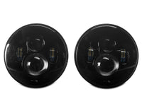 Raxiom 97 - 18 Jeep Wrangler TJ/JK Axial Series LED Daymaker Headlights - Black Housing (Clear Lens) - My Store